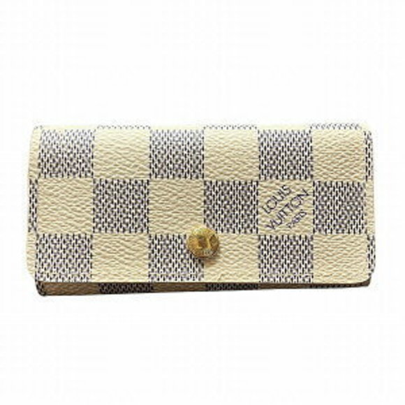 Louis Vuitton Damier Azur White Multicle Key Case - Picture 1 of 8